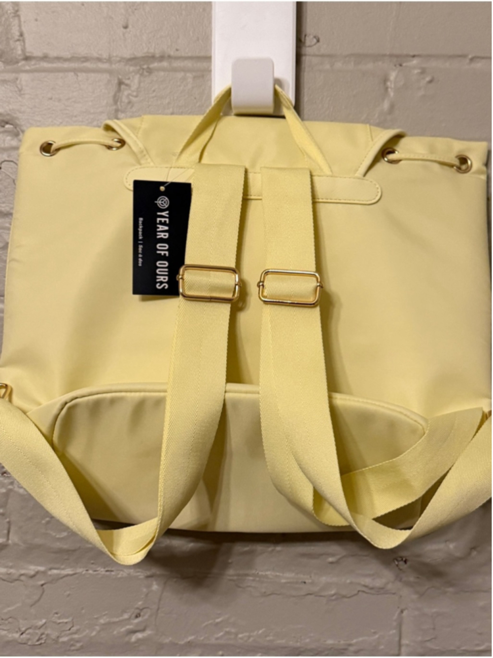NWT Year of Ours Baby Yellow Backpack - Picture 3 of 9
